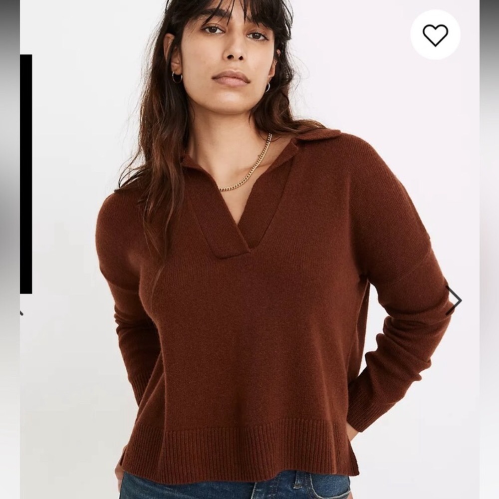 Madewell Davie Polo Sweater